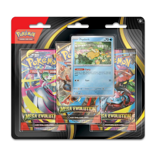 3-Pack - Mega Evolutions: Psyduck - EN