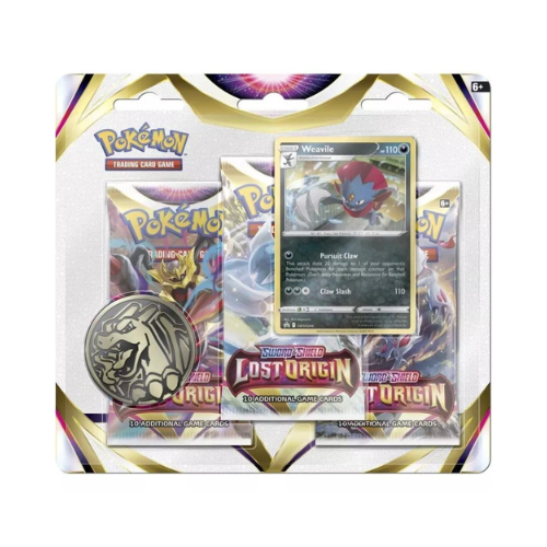 3-Pack - Lost Origin: Weavile - EN