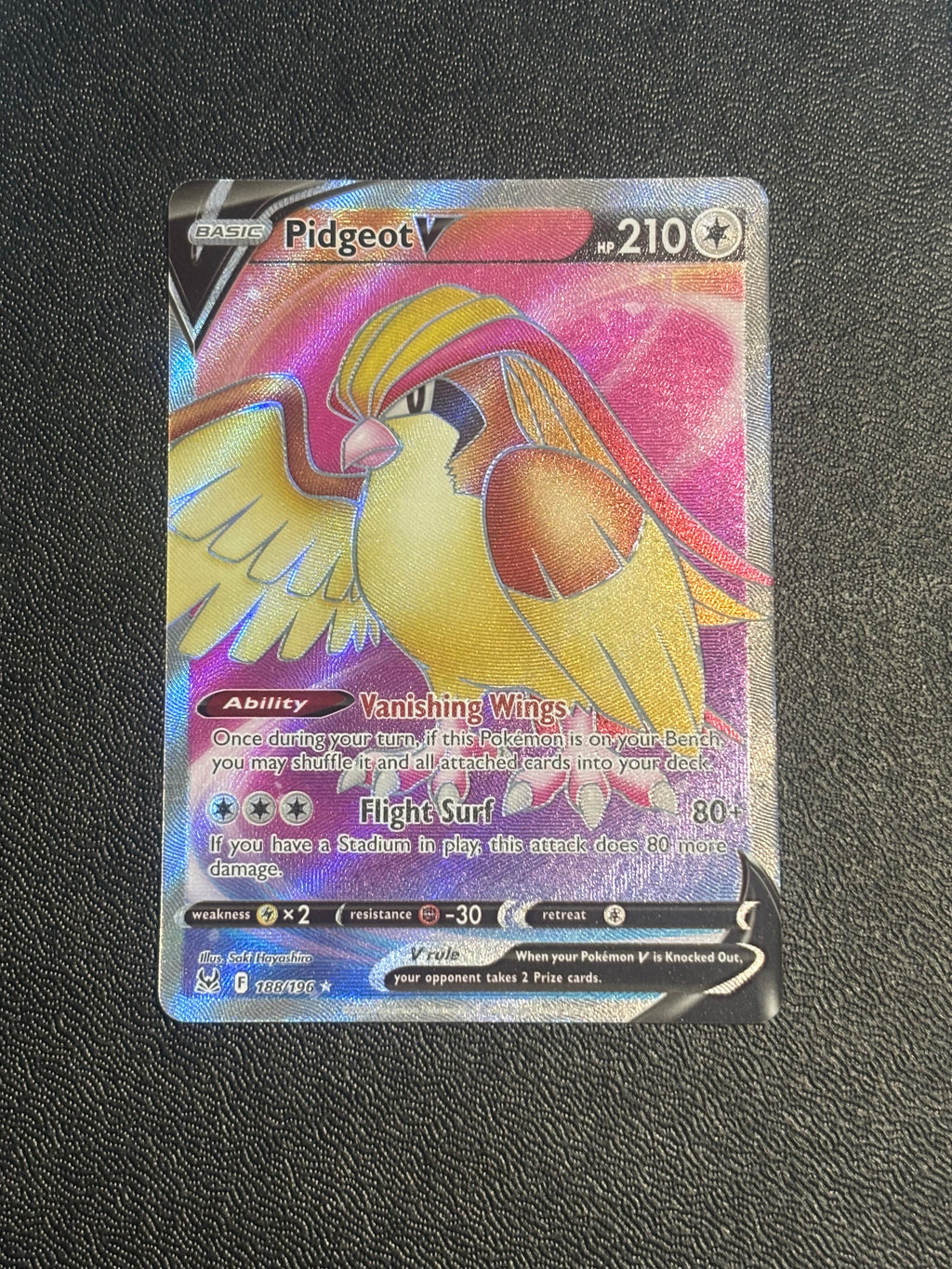 Pidgeot V - LOR 188 - EN