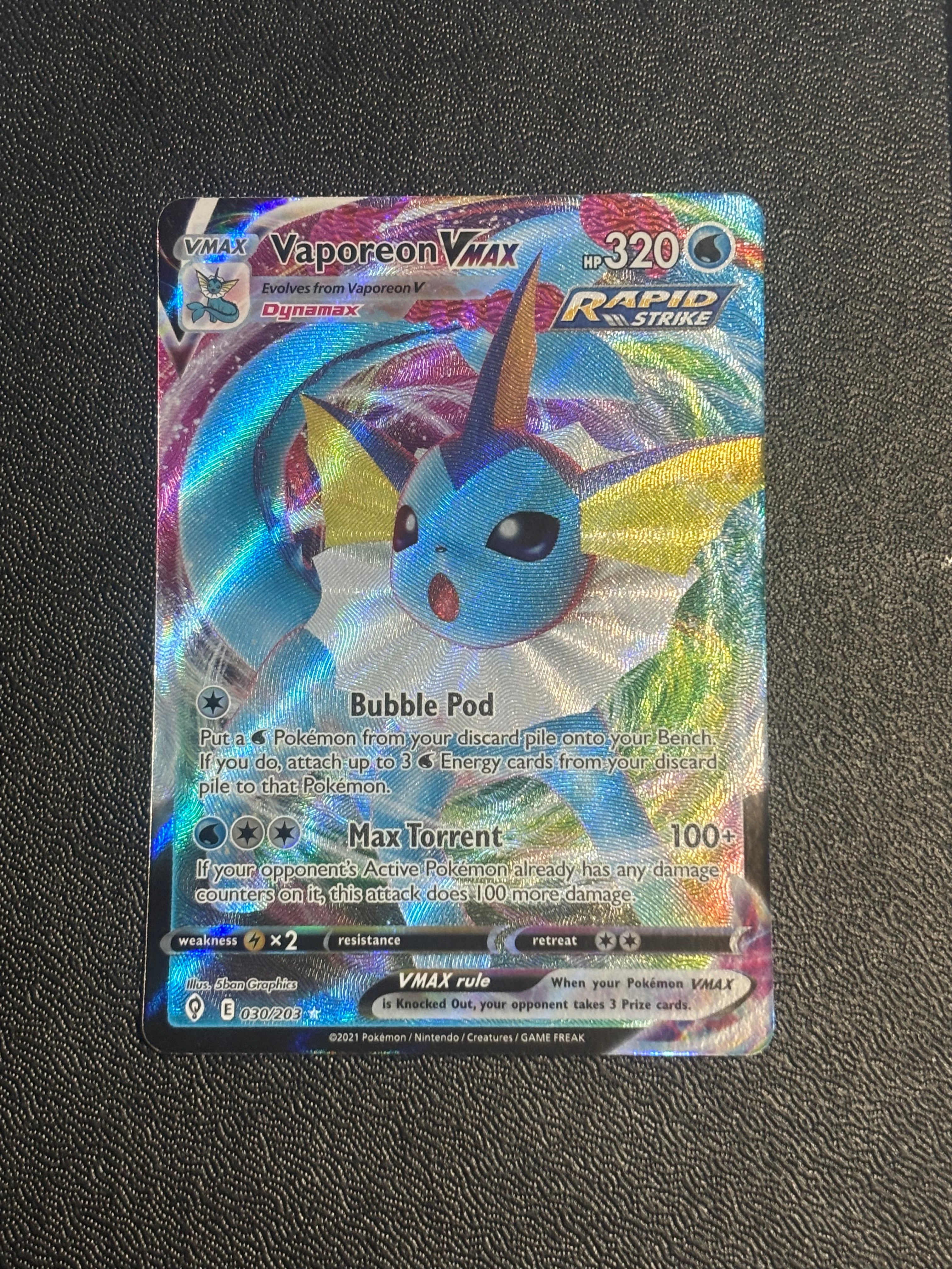 Vaporeon Vmax - EVS 030 - EN