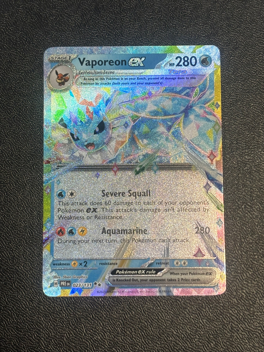 Vaporeon ex - PRE 023 - EN