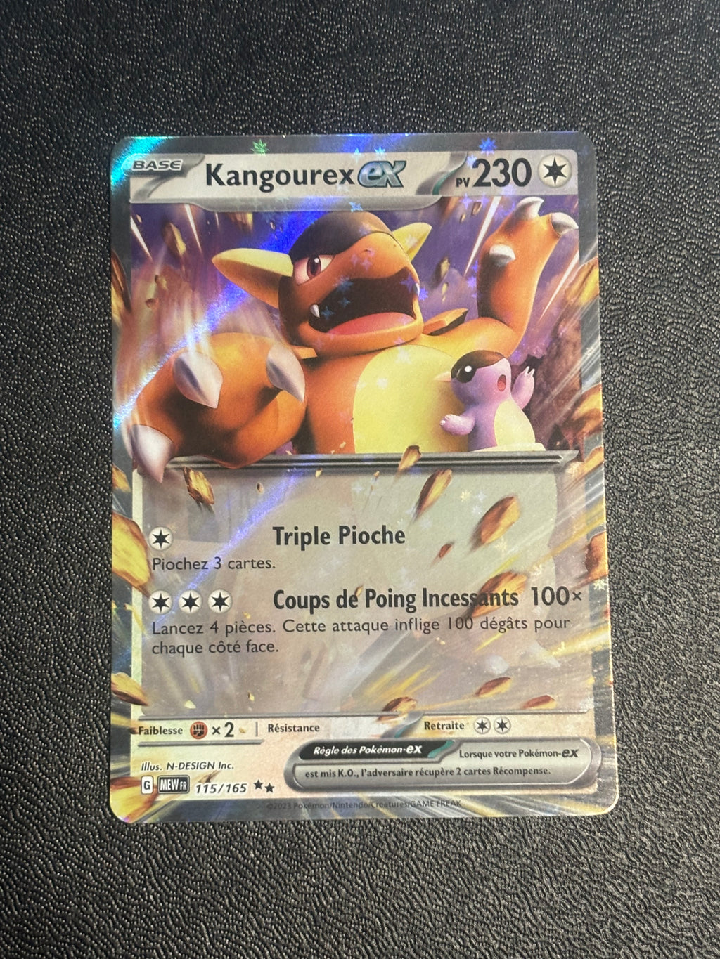 Kangaskhan ex - MEW 115 - FR
