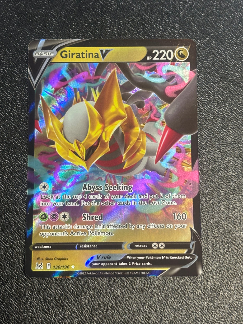 Giratina V - LOR 130 - EN