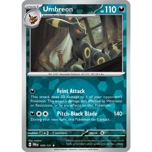 Umbreon - PRE 059 - EN | pokeball version