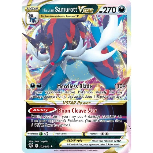 Hisuian Samurott Vstar - ASR 102 - EN