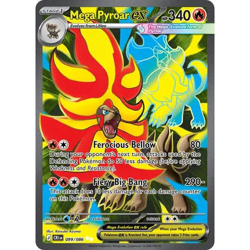 Mega Pyroar ex - CRI 099 - EN