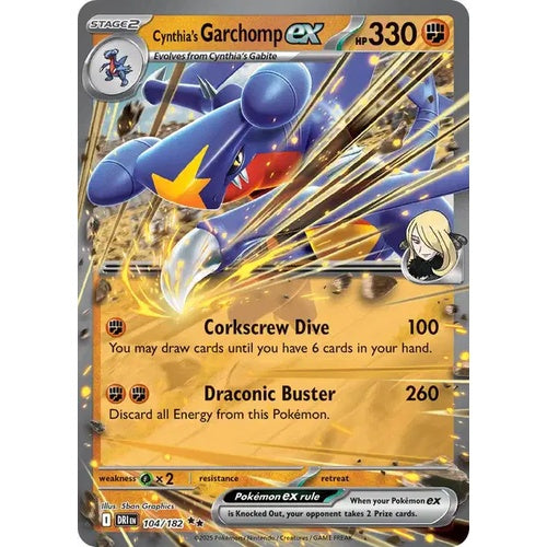 Cynthia's Garchomp ex - DRI 104