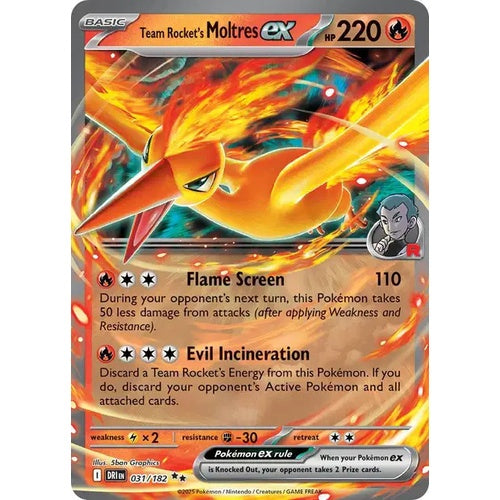 Team Rocket's Moltres ex - DRI 031