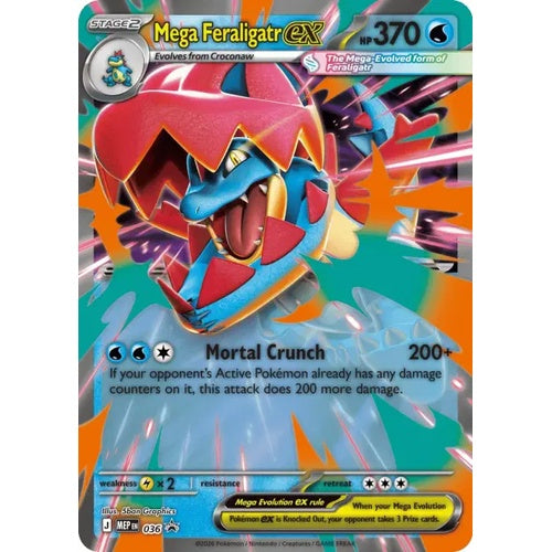 Mega Feraligatr ex - MEP 036 - EN