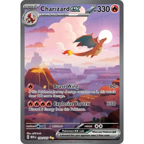 Charizard ex - MEW 199 - EN
