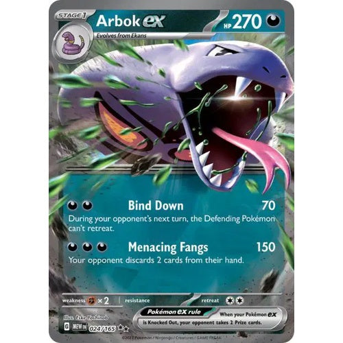 Arbok ex - MEW 024 - EN