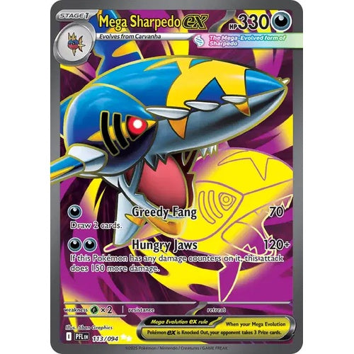 Mega Sharpedo ex - PFL 113 - EN