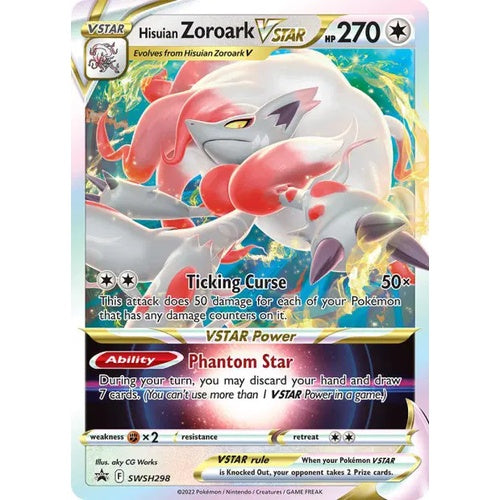Hisuian Zoroark Vstar - SWSH 298 - EN