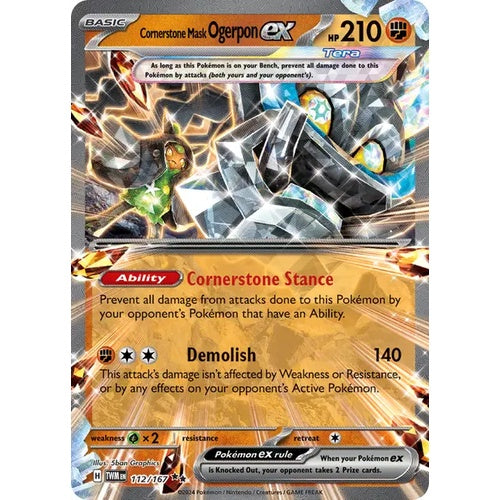 Ogerpon Masque de la Pierre ex - TWM 112 - FR